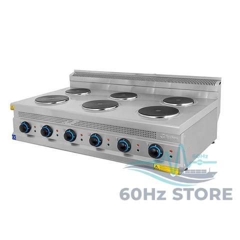 TC_7OCE120_1-1-1.jpg Turhan Çelik Gemi Tipi Set Üstü Elektrikli Ocak 6 Pleytli 120x70x30 cm TC.7OCE120 - Görsel 1