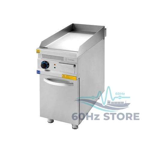 TC_9IE420_1-3-1.jpg Turhan Çelik Gemi Tipi Elektrikli Pleyt Izgara Oluklu Yüzey 40x93x85 cm Alt Dolaplı TC.9IE420 - Görsel 1